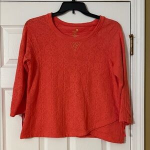 Women's Coral Hearts of Palm top PL